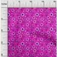 thumbnail image 2 of oneOone Coton Cambric Fuschia Rose Tissu Asiatique Rétro Floral Robe Tissu Tissu Imprimé par la Cour 42 Pouces de Large, 2 of 4