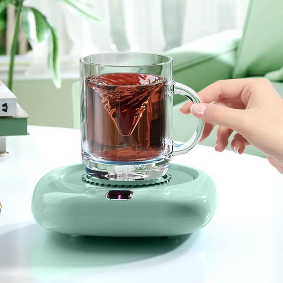 USB Coffee Mug Stirring Saucer, Automatic Stirring, Suitable for Coffee Milk Powdered Drinks, Home Office Use, Fits Various Cups