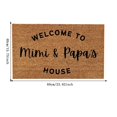 thumbnail image 3 of Welcome To Mimi And Papa's Funny Cute Doormat For Home Entryway, 3 of 4
