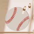thumbnail image 4 of Dvkptbk Bath Mat, Baseball Shaped Rubber Bathroom Rugs Non Slip Washable, Quick Dry Bath Rugs, Machine Washable Shower Mat, Cushioned Bathmat for Bathroom Floor, Tub and Shower, 4 of 6