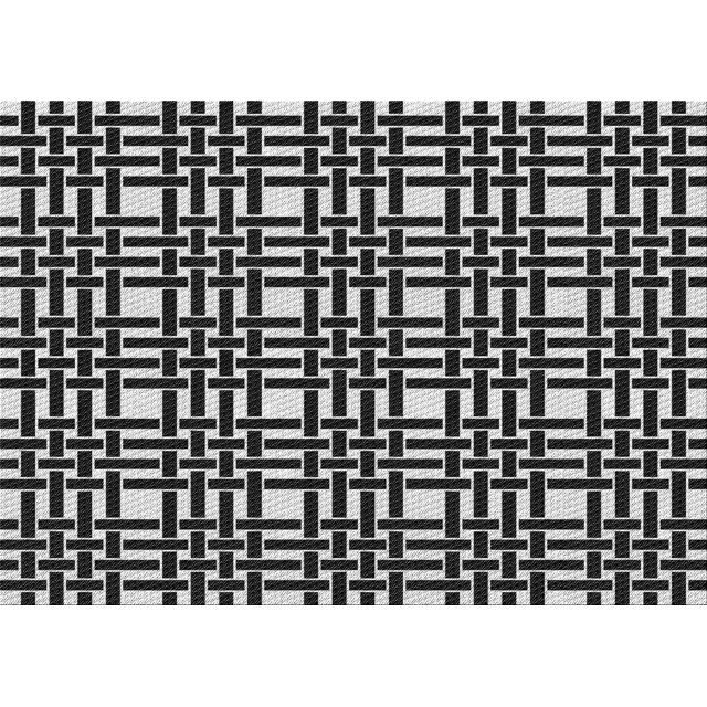 Ahgly Tapis Rectangulaire Lavable en Machine Intérieur Transitionnel Gris Minuit, 7 Pieds x 9 Pieds