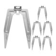 thumbnail image 1 of 6 Pcs Fourchettes de Rôtissoire pour Gril Fourche de Friteuse à Air Chaud Fourche en Acier Inoxydable pour Rôtir le Poulet Fourche pour Poisson Viande Fourche Grillée, 1 of 6
