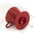 thumbnail image 5 of HIC Coffee Filter Cone, Red, Number 2-Size Filter, Brews 2 to 6-Cups, 5 of 5
