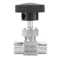 thumbnail image 1 of Stainless Steel BSPP Female Thread Straight Needle Valve for Water Gas Oil Transmission(Type A), 1 of 1