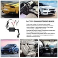 thumbnail image 3 of 12V Battery Charger Maintainer Amp Volt Trickle Smart Universal Multi- Mode Rechargeable Compact Battery Charger Tender Maintainer for Auto Car Truck Motorcycle, 3 of 10