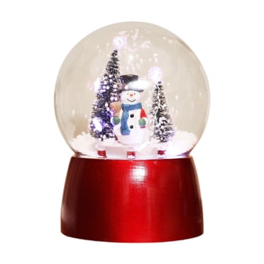 GUOOL Christmas Musical Snow Globe Christmas Gift for Tabletop Holiday Season Wife