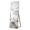 thumbnail image 1 of NeuType Full Length Mirror Floor Rectangle Gold 59"x16", 1 of 9