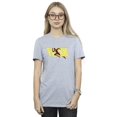 thumbnail image 2 of DC Comics Womens The Flash Lightning Dash Cotton Boyfriend T-Shirt, 2 of 3