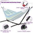 thumbnail image 4 of FDW Support de Hamac pour Patio Extérieur Ou Intérieur, Support en Acier Robuste de Qualité Supérieure, Bleu, 4 of 7