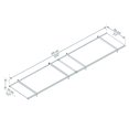 thumbnail image 4 of CANOPIA by PALRAM Nancy 3 ft. x 13.5 ft. Door and Window Fixed Awning - Grey, 4 of 9