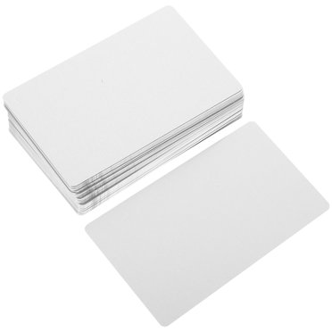 MasteelfCA 100Pcs Blank Metal Cards Sublimation Metal Business Cards Thick Business Cards Name Cards