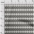 thumbnail image 1 of oneOone Cotton Silk Fabric Argyle Style Ikat Printed Craft Fabric BTY 42 Inch Wide, 1 of 4