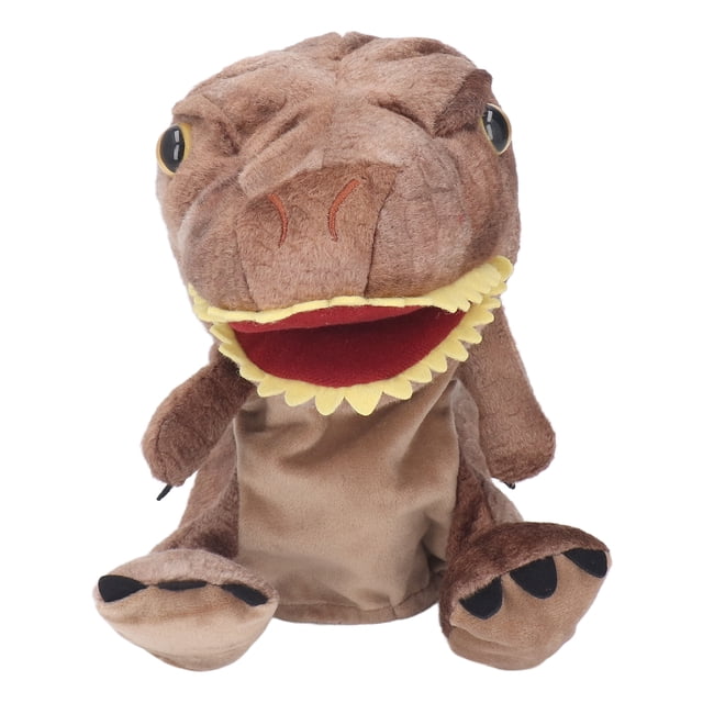Plush Dinosaur Hand Toy Soft Open Movable Mouth For Creative Role Play Gift For Children And Adults