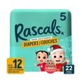 thumbnail image 1 of Rascals Premium CoComelon Holiday Print Diapers, Size 5, Convenience Pack, 22 Count, 1 of 9