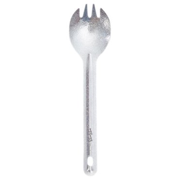 Spork Utensils Anti-rust Anti-oxidation Tableware Camping Hunting Spoon Utensils For Travel1pcssilver