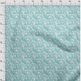 thumbnail image 3 of oneOone Coton Popeline Bleu Ciel Tissu Texture & Triangle Géométrique Robe Tissu Tissu Imprimé par la Cour 42 Pouces de Large, 3 of 4