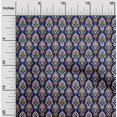 thumbnail image 1 of oneOone Organic Cotton Poplin Twill Fabric Damask Ikat Decor Fabric Printed BTY 42 Inch Wide, 1 of 4
