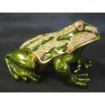 thumbnail image 1 of Feng Shui Import LLC 2976 Grenouille en Métal Bijoutée, 1 of 1