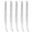 thumbnail image 1 of 5 Pcs Pince à Cheveux Colorée Cosplay Fête Extension de Cheveux Pince à Cheveux Lisse Mèches pour Femmes Blanc, 1 of 14