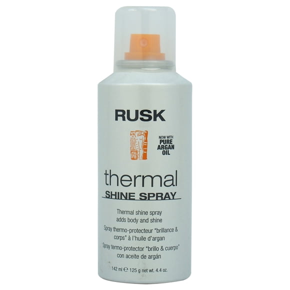 Thermal Shine Spray by Rusk for Unisex - 4.4 oz Hair Spray