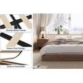 thumbnail image 2 of YUSAZENS Twin Size Wood Platform Bed Frame Without Headboard - Sturdy Wood Slat Support, No Box Spring Needed, Easy Assembly, Minimalist Floor-Standing Design, 2 of 7