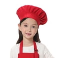 thumbnail image 2 of TOPTIE Chef Hat for Men Women Kids, Cotton Elastic Adjustable Baking Hat, 2 of 7