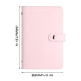 thumbnail image 4 of Sentmoon Womens Purse Purse for Women A6 Commemorative Banknote Storage Book Cash Saving Book Coin Clipper Money Album Large Capacity Accounting Book, 4 of 6