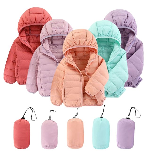2-14T Kids Girls Boy‘s Winter Lightweight Puffer Jacket Packable Comfortable down Jacket Coat
