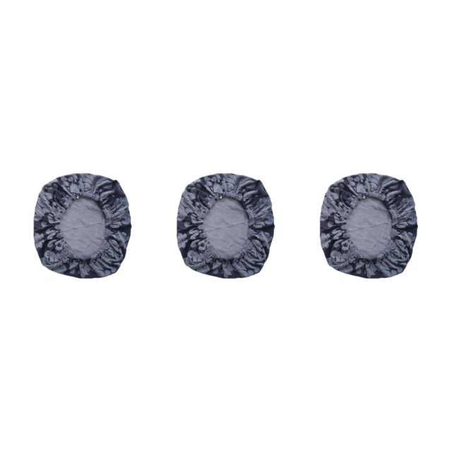 Baohd Computer Chair Cover Swivel Chair Cover Rotating for Chair Gray Cushion Cover 3Set