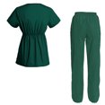 thumbnail image 2 of Women's Scrubs Set Scrub Top and Pants Scrubs Set, 2 of 3