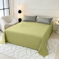 thumbnail image 4 of Solid Color Bed Sheet - Polyester Fabric, Soft Comfortable Washable, Easy Care Fitted Design, Home Decor Bedding, JKODE, 4 of 9
