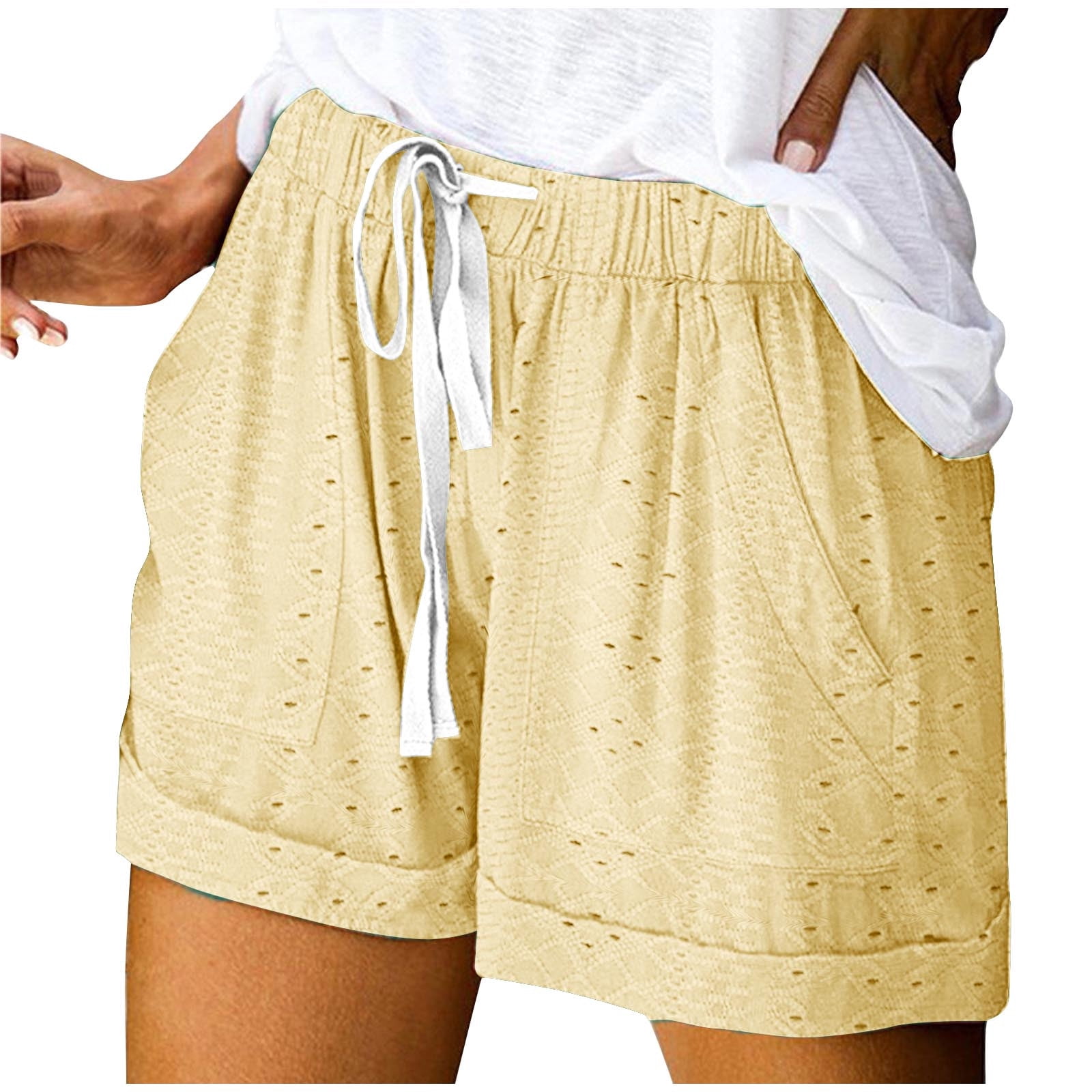 Shorts for Women TopLLC Womens Shorts Womens Plus Size Comfy