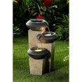 thumbnail image 1 of Jeco FCL159 Three-Tiered Modern-Style Illuminated Water Fountain, 1 of 1