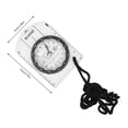 thumbnail image 3 of High Transparent Portable Compass - Multifunctional with Map/Scale, Lightweight Plastic, 7x5x2cm, for Camping/Hiking/Emergencies, High-Transparency Design, Survival Tool, 3 of 4