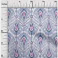 thumbnail image 1 of oneOone Cotton Poplin Fabric Big Motif Ikat Print Sewing Fabric BTY 42 Inch Wide, 1 of 4