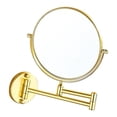 thumbnail image 2 of Cosmetic Mirror with 360  degree Rotatable Joint, Wall Mirror with 3 And 7 Positions Golden, 2 of 8