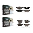 thumbnail image 1 of TEC Front Rear Ceramic Brake Pads Kit for Car Land Rover Jaguar F-Pace Discovery Sport Range Evoque Velar XE XF E-Pace KTC-100555, 1 of 10