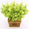 thumbnail image 2 of ziyahi Artificial Plant Grass Home Table Centerpiece Plant Decor Wedding Party PVC artificial Grass, Yellow, 2 of 9