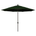 thumbnail image 1 of California Umbrella 11' Patio Umbrella in Hunter Green, 1 of 2