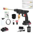 thumbnail image 1 of 2 Battery Portable Cordless Car High Pressure Washer Jet Water Wash Cleaner Gun, 1 of 5