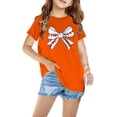 thumbnail image 1 of RXIRUCGD Tout-Petits Enfants Garçons Filles T-shirt à Imprimé d'Halloween Mode Mignon Col Rond Imprimé Manches Courtes Haut ( Orange, Taille : 7 Ans ), 1 of 4
