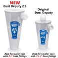 thumbnail image 3 of Oneida Air Systems Dust Deputy 2.5 Deluxe All Clear Cyclone Separator Kit, 3 of 11