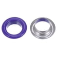 thumbnail image 4 of Unique Bargains 100PCS Grommets Eyelets 2/5 Inch (10mm) ID Hole Metal Self Backing Eyelet with Washers for Leather Purple, 4 of 7