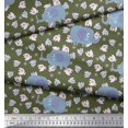 thumbnail image 3 of Soimoi Poly Georgette Fabric Cute Elephant Kids Decor Fabric Printed Yard 42 Inch Wide, 3 of 3