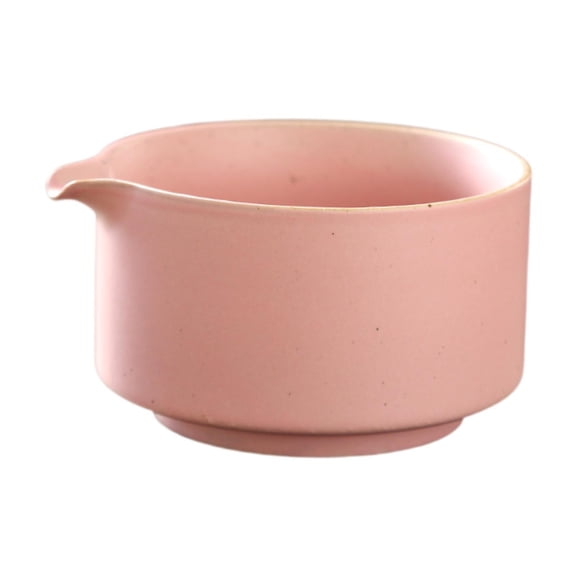 Siruishop Bol à Matcha en Céramique Chawan Bol à Thé Traditionnel en Porcelaine pour Amis Famille Rose
