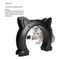thumbnail image 3 of Cat Interior Door, Easy Installation ABS Decorative Cat Hole Door  For Wall White,Black,Brown, 3 of 8