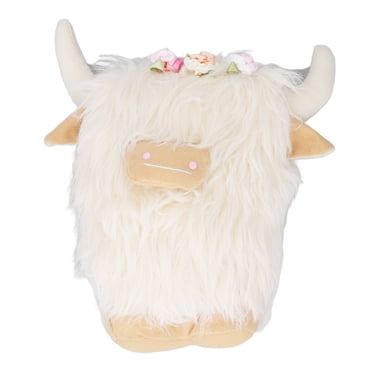 Highland Cow Plush Toy,Cow Stuffed Animal For Home Decoration