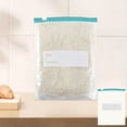 thumbnail image 2 of Food Grade Reclosable Storage Bag with Sliding Lock Seal | Flash Sealed Airtight Zipper Bag for Refrigerated Food | Self Sealing Plastic Pouch for Vegetables, Meats, and Snacks |, 2 of 7
