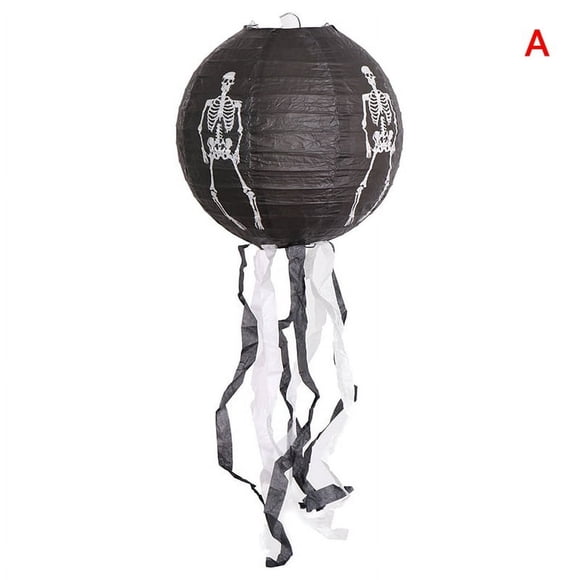 Halloween Paper Lantern Pumpkin Spider Skull Bat Hanging Lantern Halloween Decor
