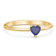 thumbnail image 1 of Heart Birthstone Ring - Blue Sapphire (September), 1 of 6
